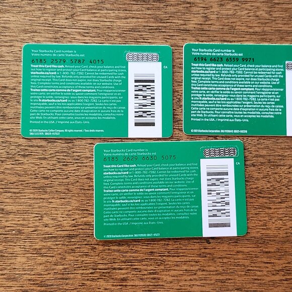 ADORABLE FALL Starbucks Halloween Gift Cards 2020-2021 Starbucks Thanksgiving - Picture 3 of 3